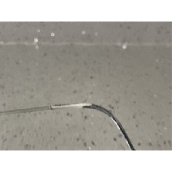 Vintage POLO RALPH LAUREN 296 WM6 EYEGLASSES Frames ONLY 50-19-140 Italy silver main image 9